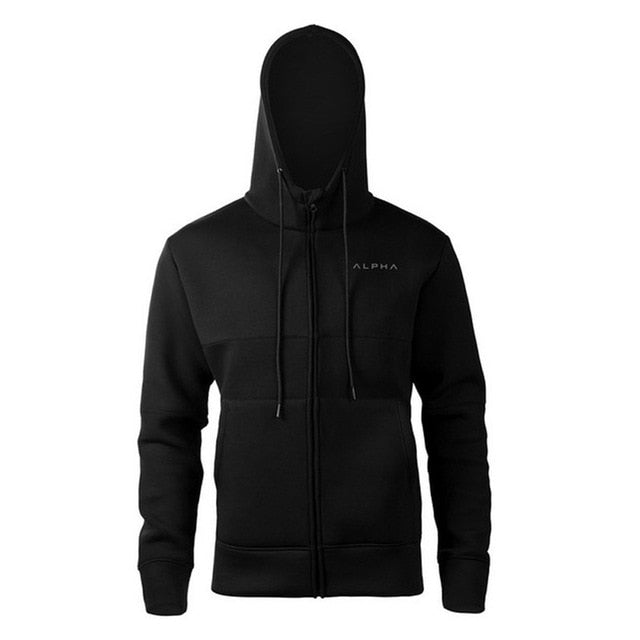 Zipper Cardigan Style Hoody Male Casual Sweatshirt