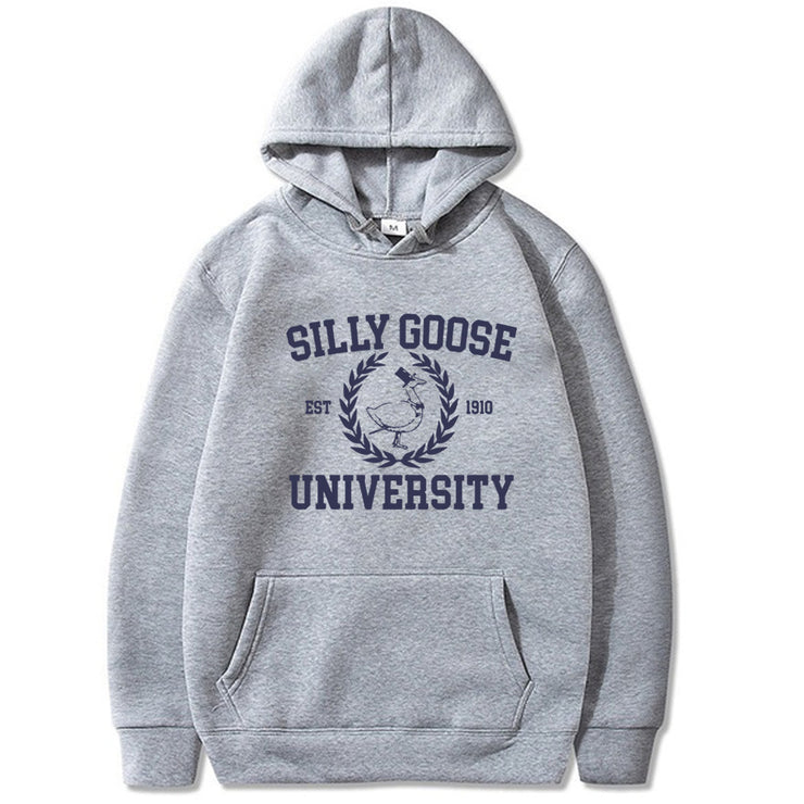 Printed Hoodie Loose Sweatshirt