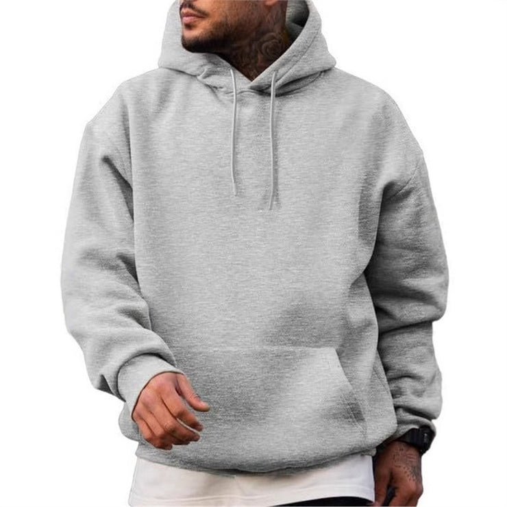 Thick Hoodie Solid Color Hoodie Men&