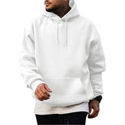Thick Hoodie Solid Color Hoodie Men's Set Sweatshirt