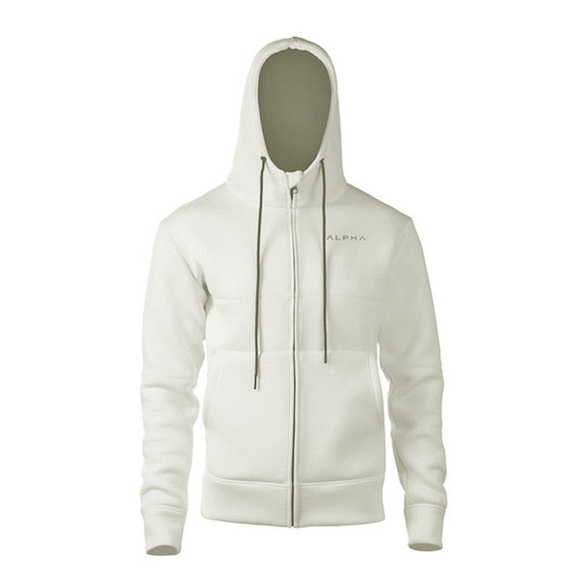 Zipper Cardigan Style Hoody Male Casual Sweatshirt