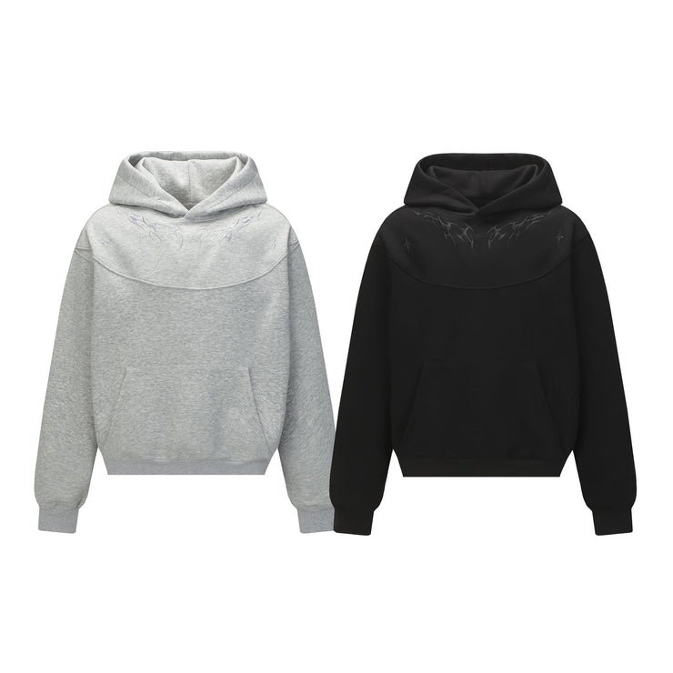 Street Style Embroidered Hoodie Sweatshirt