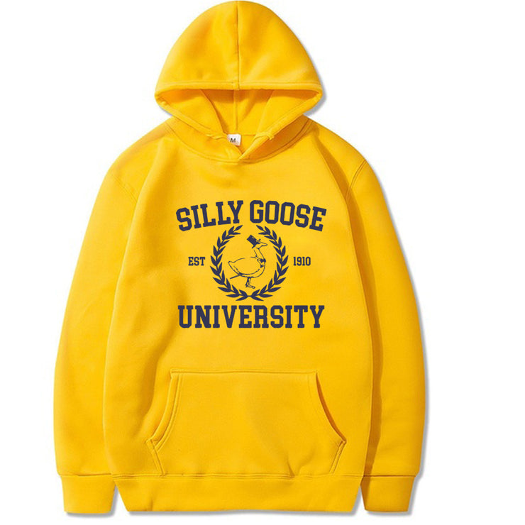 Printed Hoodie Loose Sweatshirt