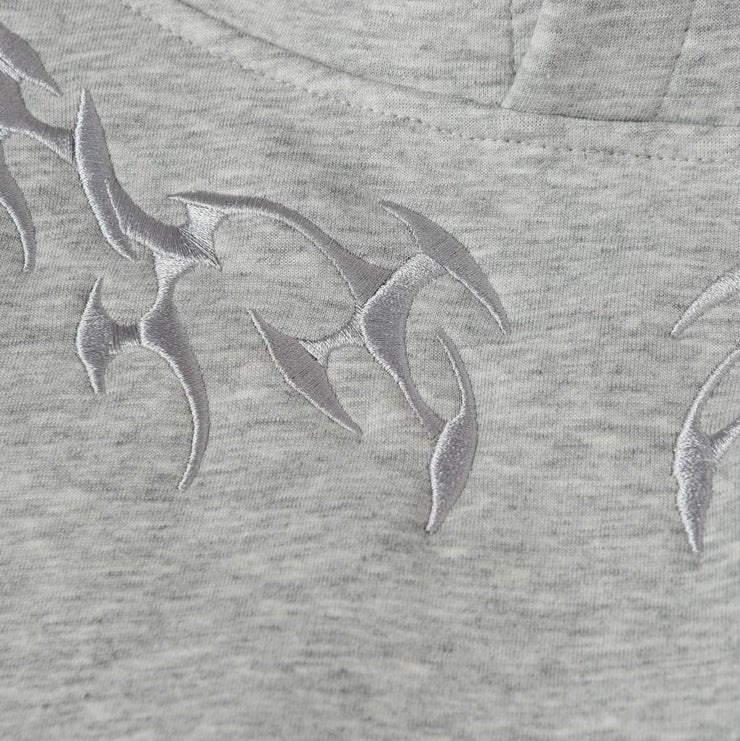 Street Style Embroidered Hoodie Sweatshirt